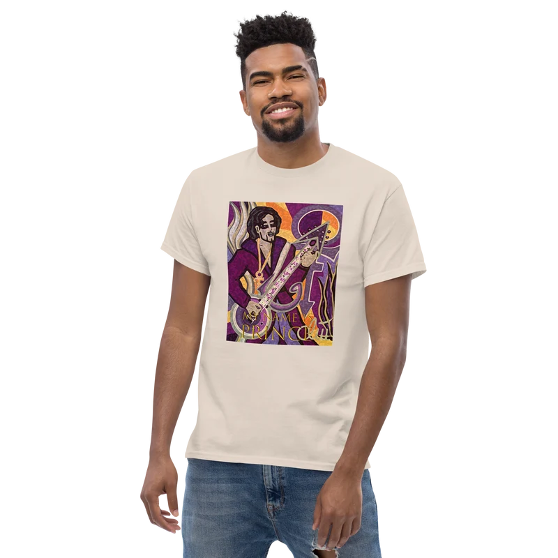 Klassisches Herren-T-Shirt My name is Prince