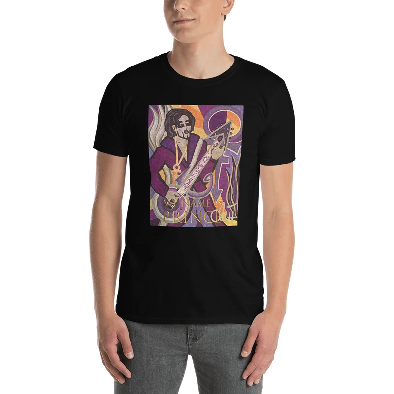 Kurzärmeliges Unisex-T-Shirt My name is Prince