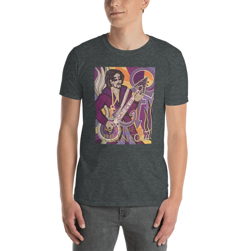 Kurzärmeliges Unisex-T-Shirt My name is Prince