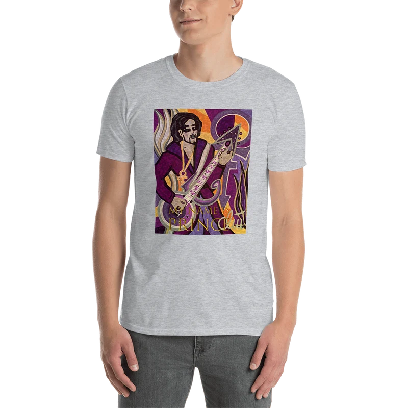 Kurzärmeliges Unisex-T-Shirt My name is Prince