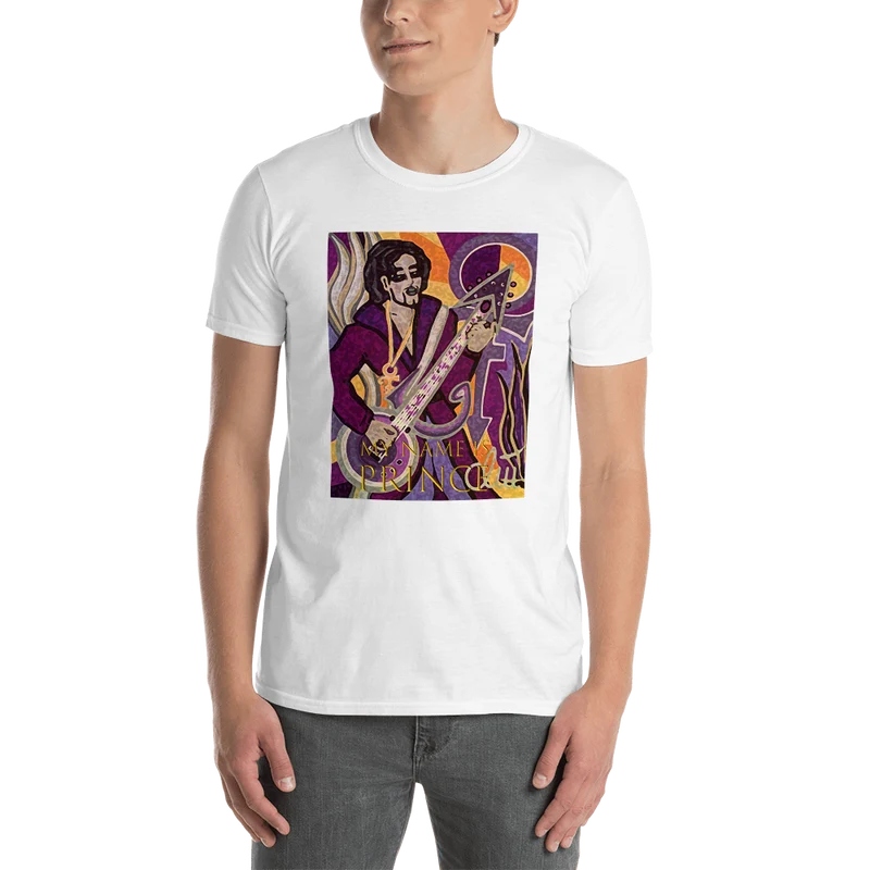 Kurzärmeliges Unisex-T-Shirt My name is Prince
