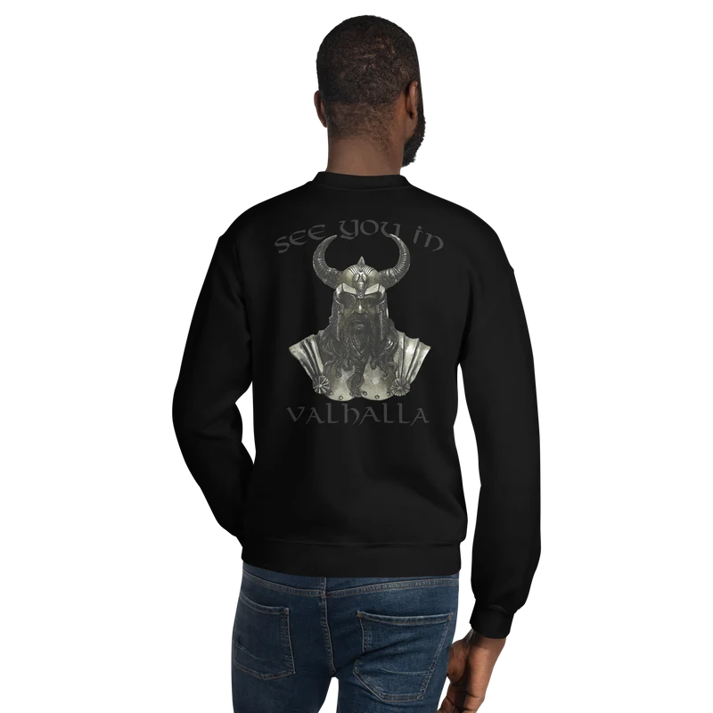 Unisex-Pullover See you in Valhalla