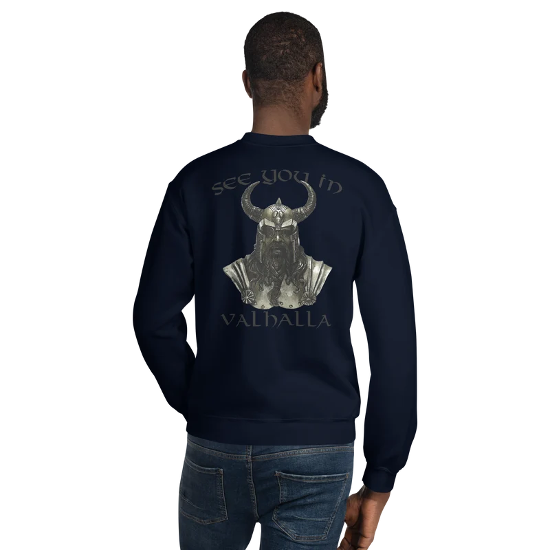 Unisex-Pullover See you in Valhalla