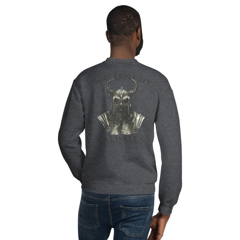 Unisex-Pullover See you in Valhalla
