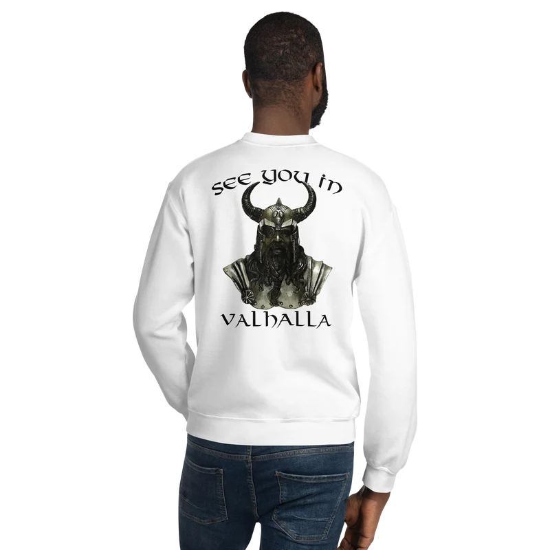 Unisex-Pullover See you in Valhalla
