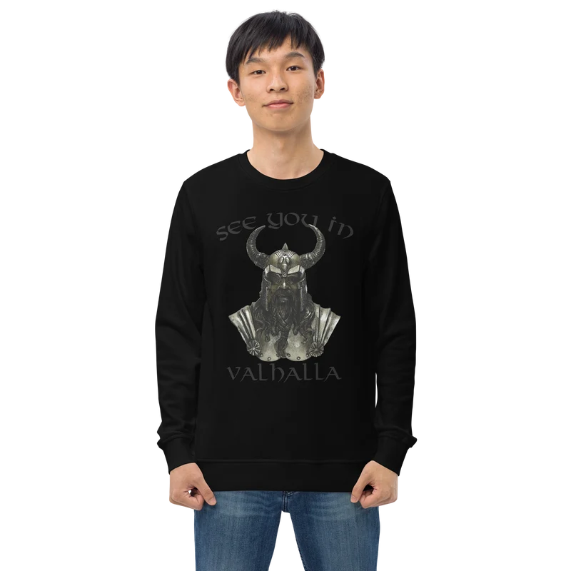 Unisex Bio-Pullover See you in Valhalla