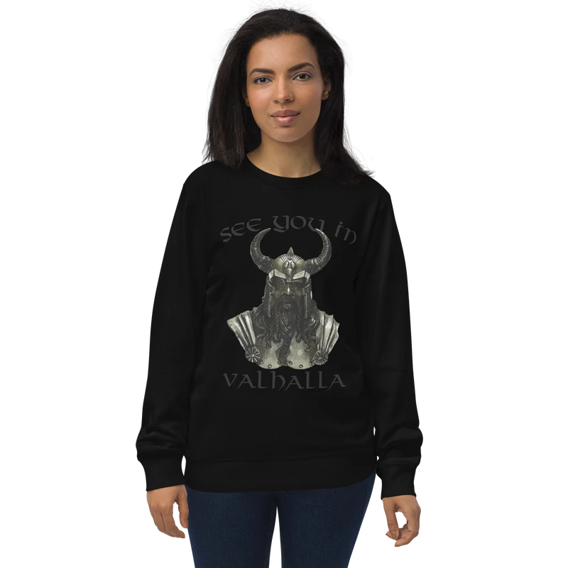 Unisex Bio-Pullover See you in Valhalla
