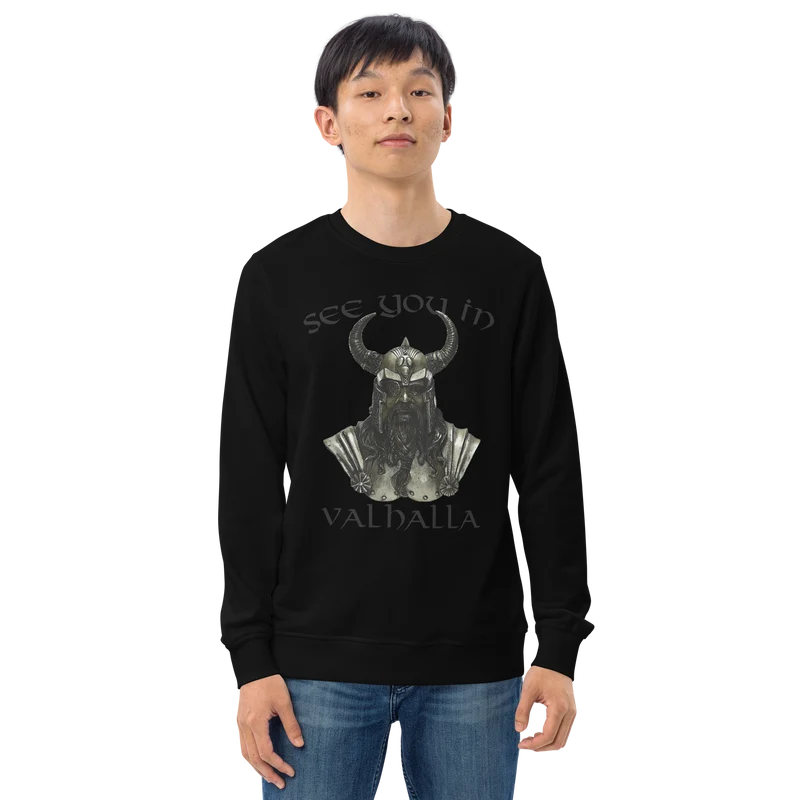 Unisex Bio-Pullover See you in Valhalla