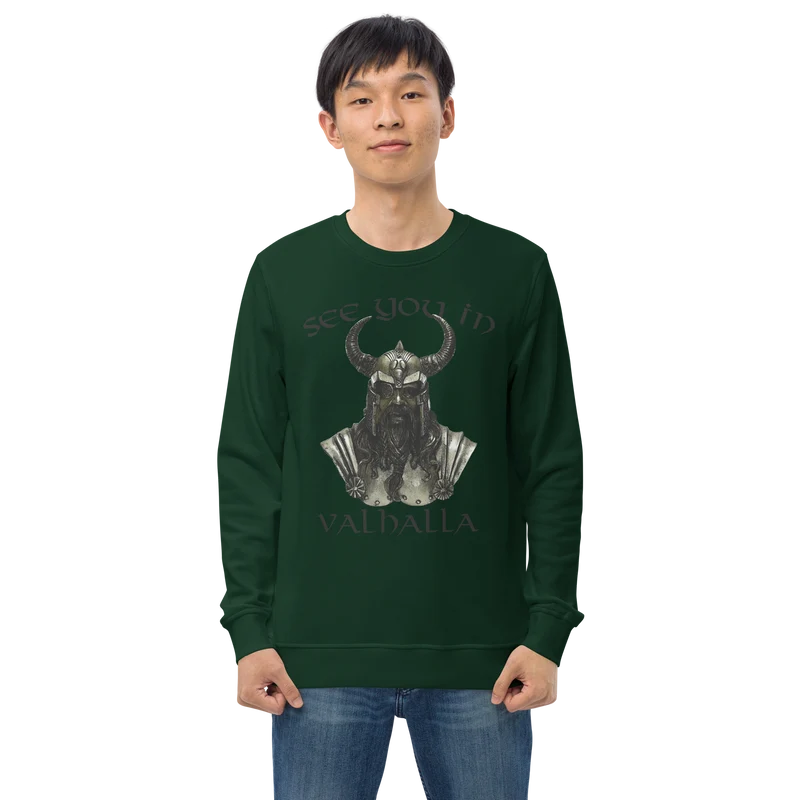 Unisex Bio-Pullover See you in Valhalla