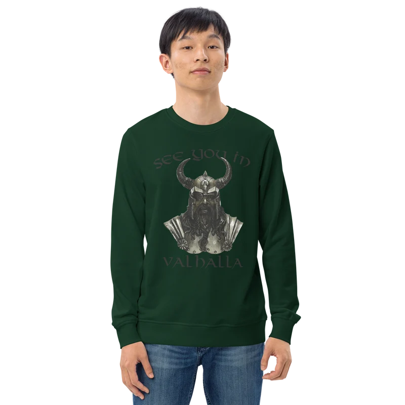 Unisex Bio-Pullover See you in Valhalla
