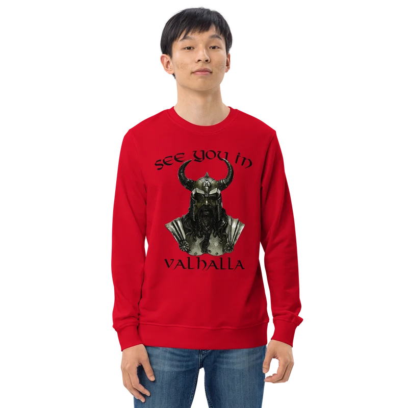 Unisex Bio-Pullover See you in Valhalla