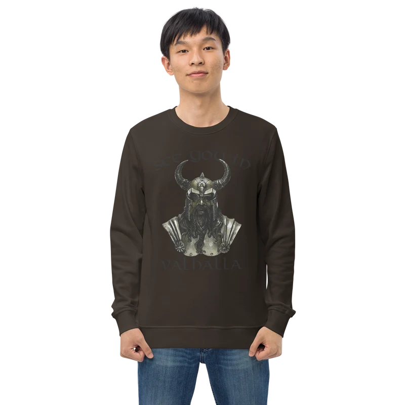 Unisex Bio-Pullover See you in Valhalla