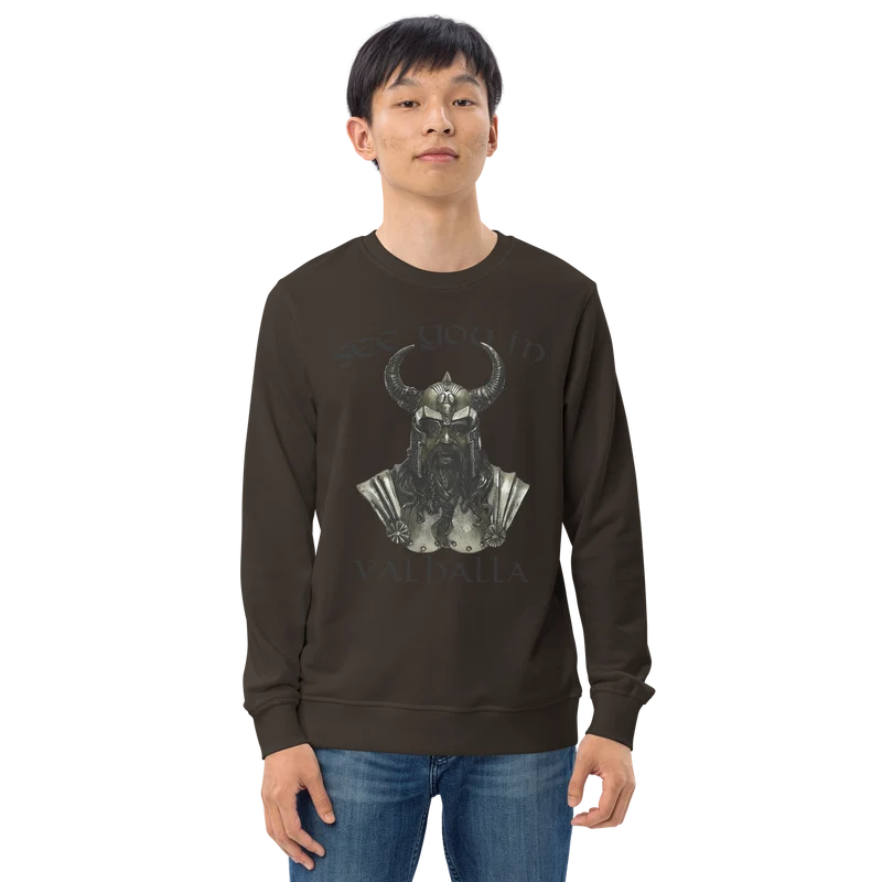Unisex Bio-Pullover See you in Valhalla