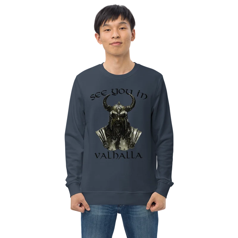 Unisex Bio-Pullover See you in Valhalla