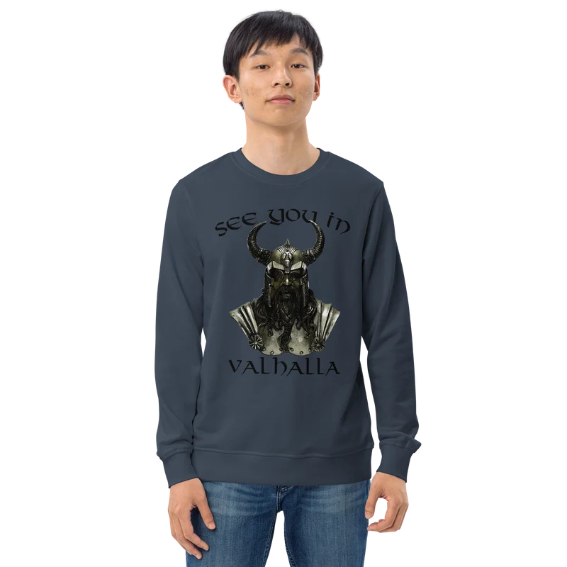 Unisex Bio-Pullover See you in Valhalla
