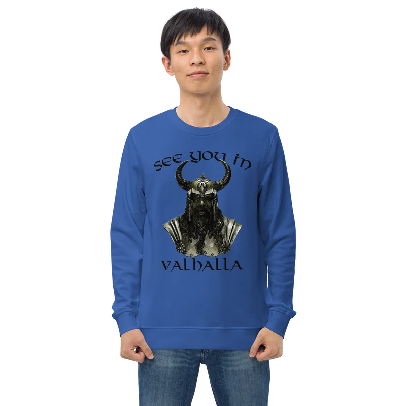 Unisex Bio-Pullover See you in Valhalla