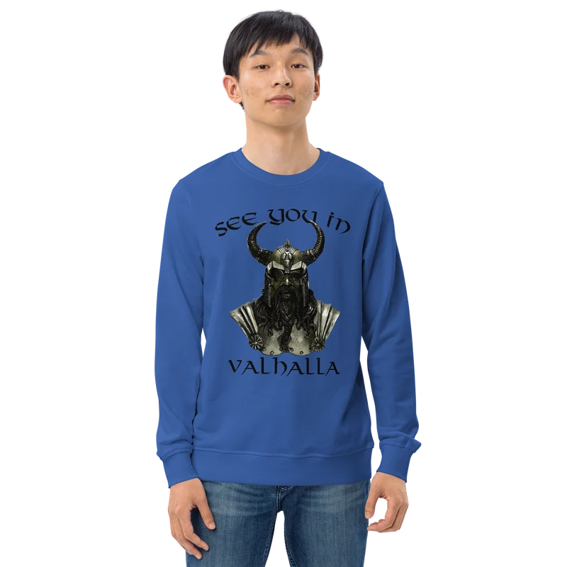 Unisex Bio-Pullover See you in Valhalla