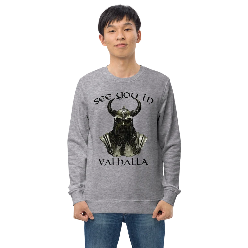 Unisex Bio-Pullover See you in Valhalla