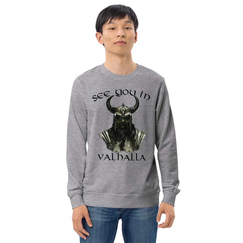 Unisex Bio-Pullover See you in Valhalla