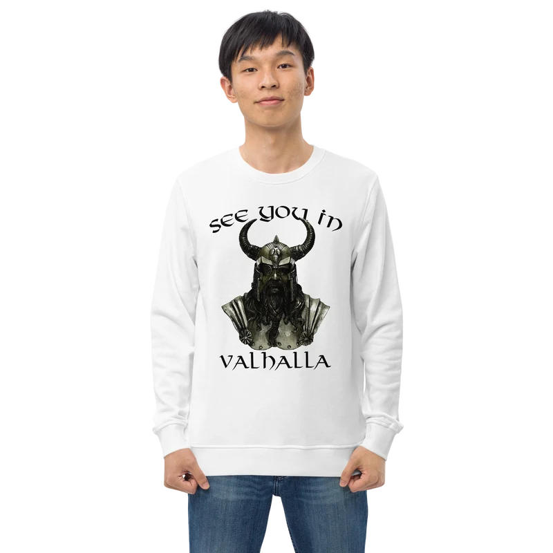 Unisex Bio-Pullover See you in Valhalla