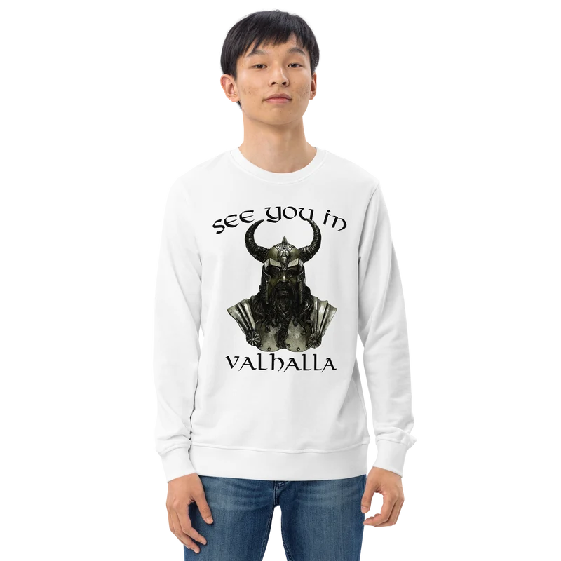 Unisex Bio-Pullover See you in Valhalla