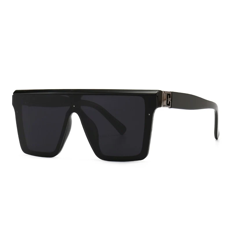 Damen Designer Sonnenbrille Herren Quadratische Übergröße Gläser Vintage UV400