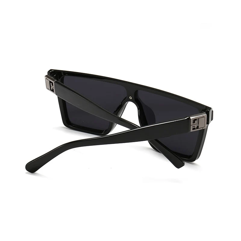 Damen Designer Sonnenbrille Herren Quadratische Übergröße Gläser Vintage UV400