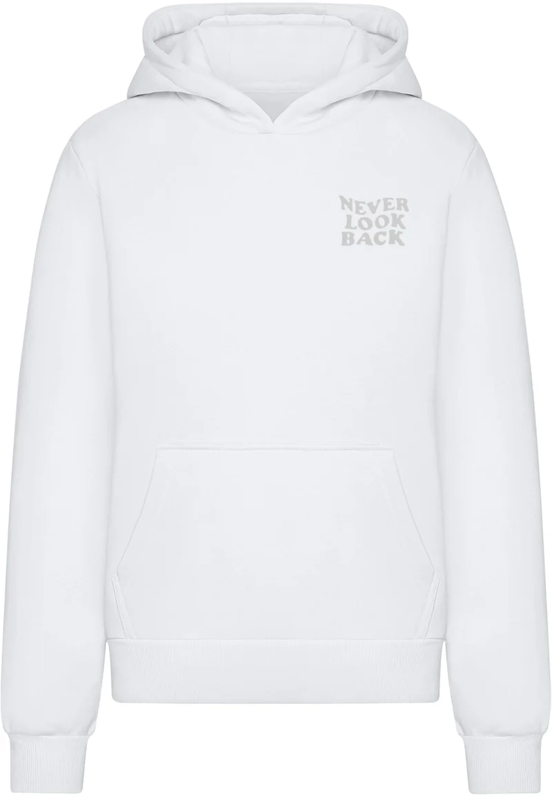 MT Never Look Back Ladies Fluffy Hoody