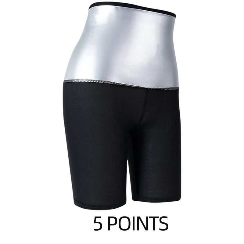 Damen Neopren Sauna Hose Schwitzhose Yogahose Thermoeffekt Abnehmen Hose Leggins