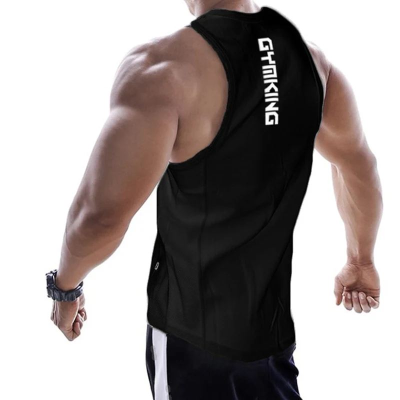 Tanktop T-Shirt Muskelshirt Achselshirt Sport Basic Unifarben Herren