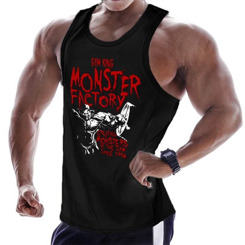 Tanktop T-Shirt Muskelshirt Achselshirt Sport Basic Unifarben Herren