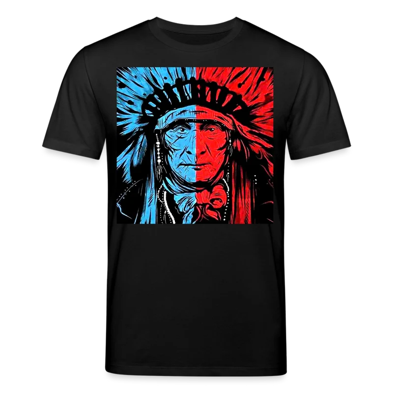 Männer Bio-T-Shirt von Stanley & Stella Indianer Häuptling