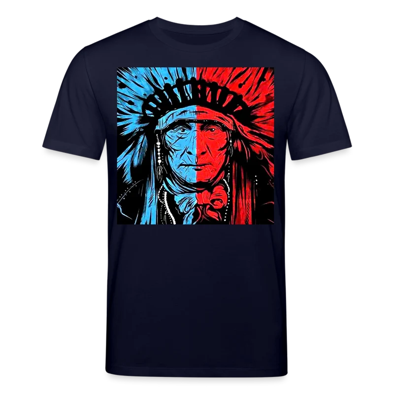 Männer Bio-T-Shirt von Stanley & Stella Indianer Häuptling