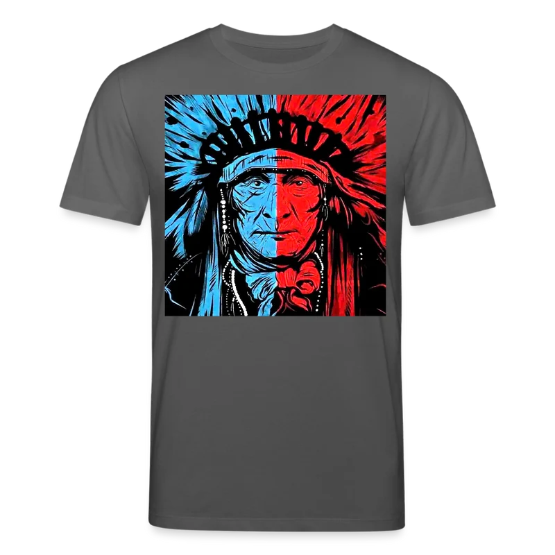 Männer Bio-T-Shirt von Stanley & Stella Indianer Häuptling