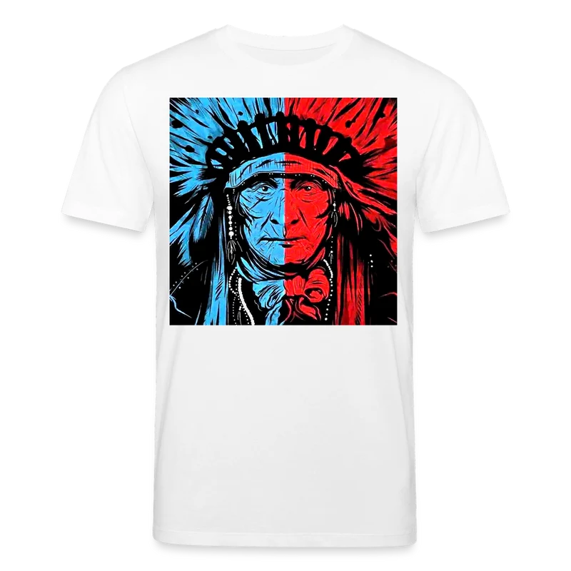 Männer Bio-T-Shirt von Stanley & Stella Indianer Häuptling