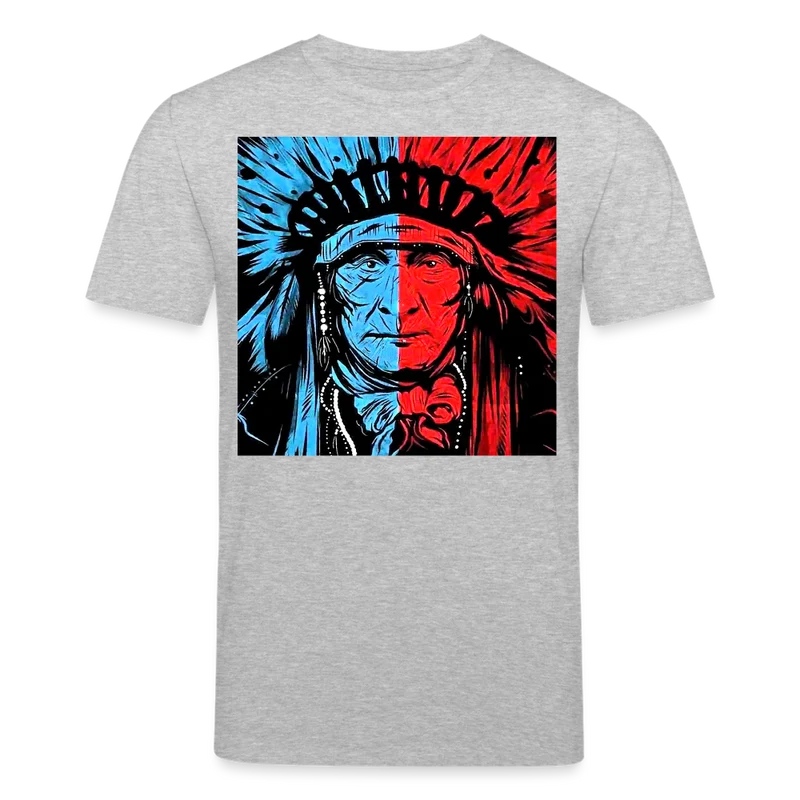 Männer Bio-T-Shirt von Stanley & Stella Indianer Häuptling