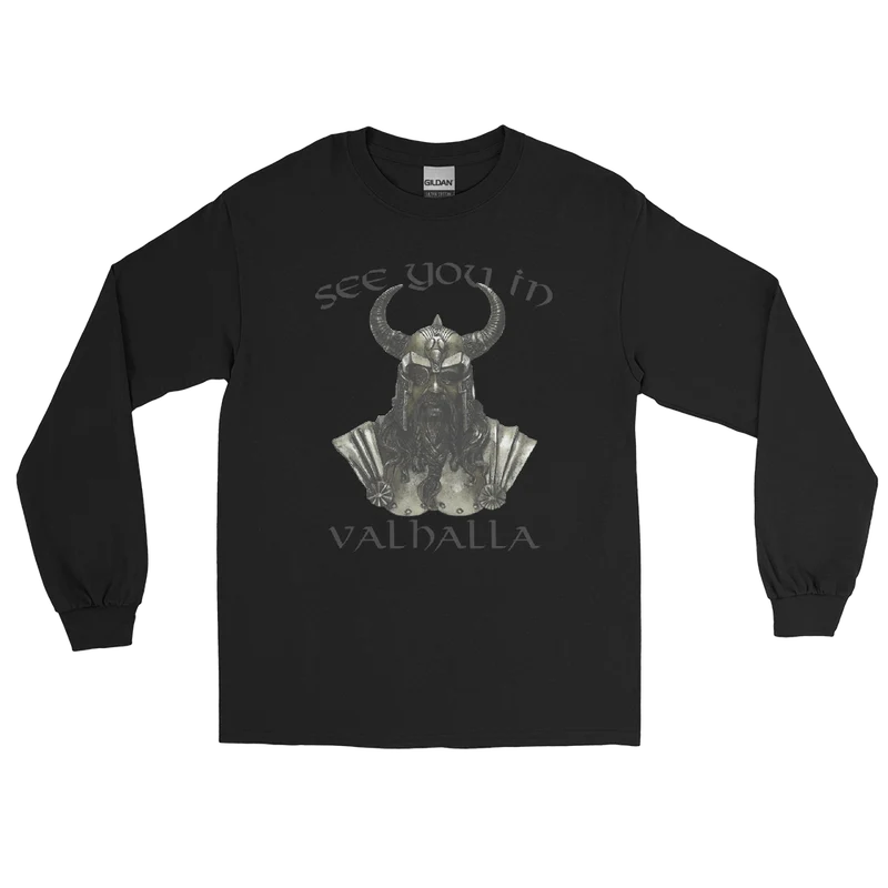 Herren-Langarmshirt See you in Valhalla