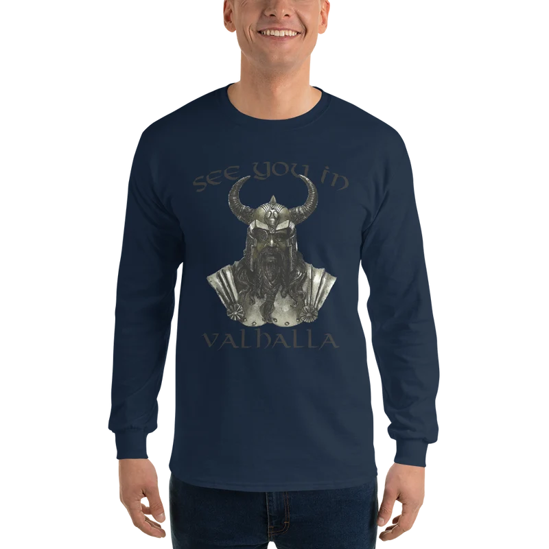Herren-Langarmshirt See you in Valhalla