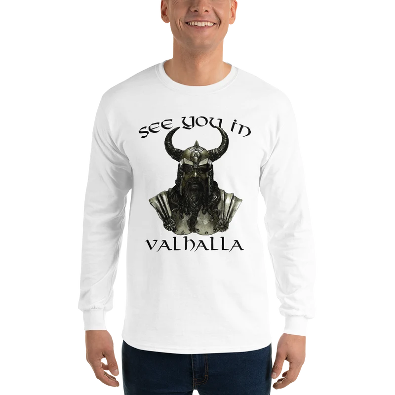 Herren-Langarmshirt See you in Valhalla