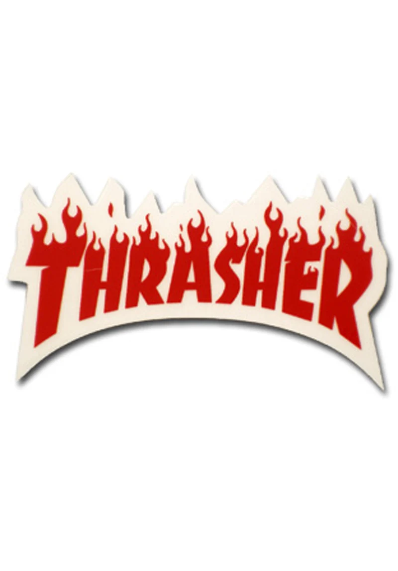 Flame Sticker Small 4"