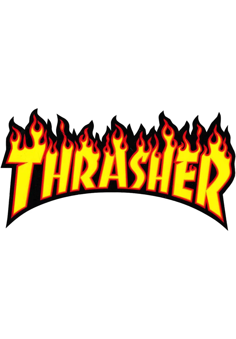 Flame Sticker Large 10"