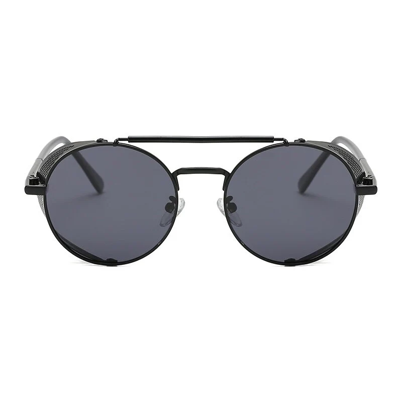 Designer Sonnenbrille Polarisierte Retro Damen Herren Metall Runde Gläser UV400