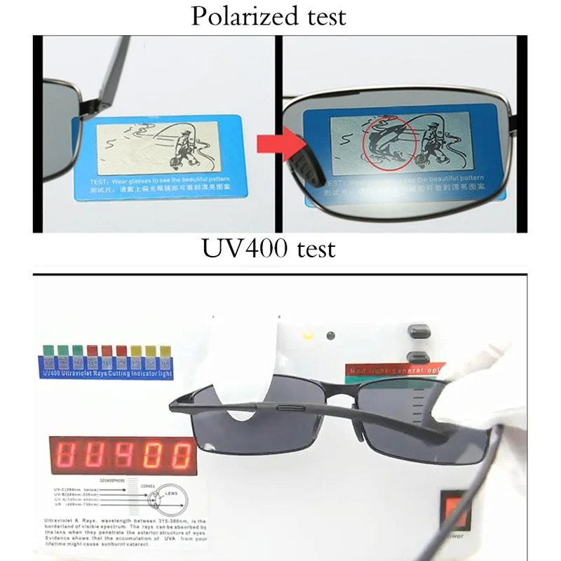Aluminium Herren Sonnenbrille Polarisiert UV400 Schutz HD Fahren Pilotenbrille
