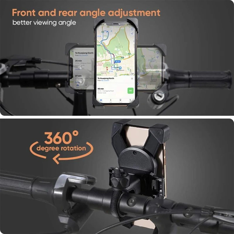 Untoom Fahrrad Handy Halterung Motorrad Lenker Roller Smartphone Halter 360°