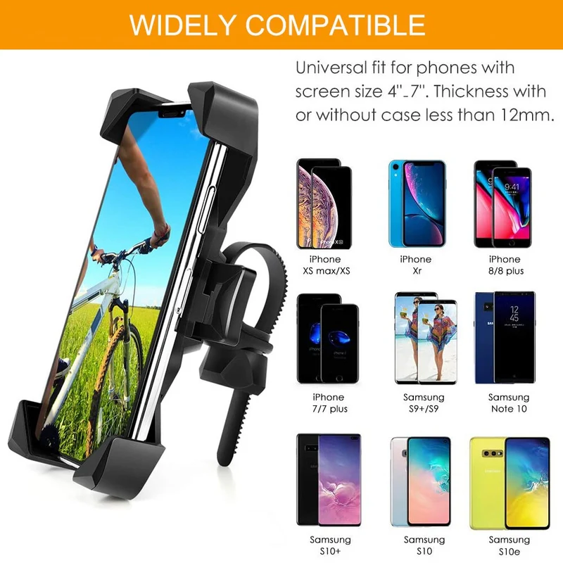 Untoom Fahrrad Handy Halterung Motorrad Lenker Roller Smartphone Halter 360°