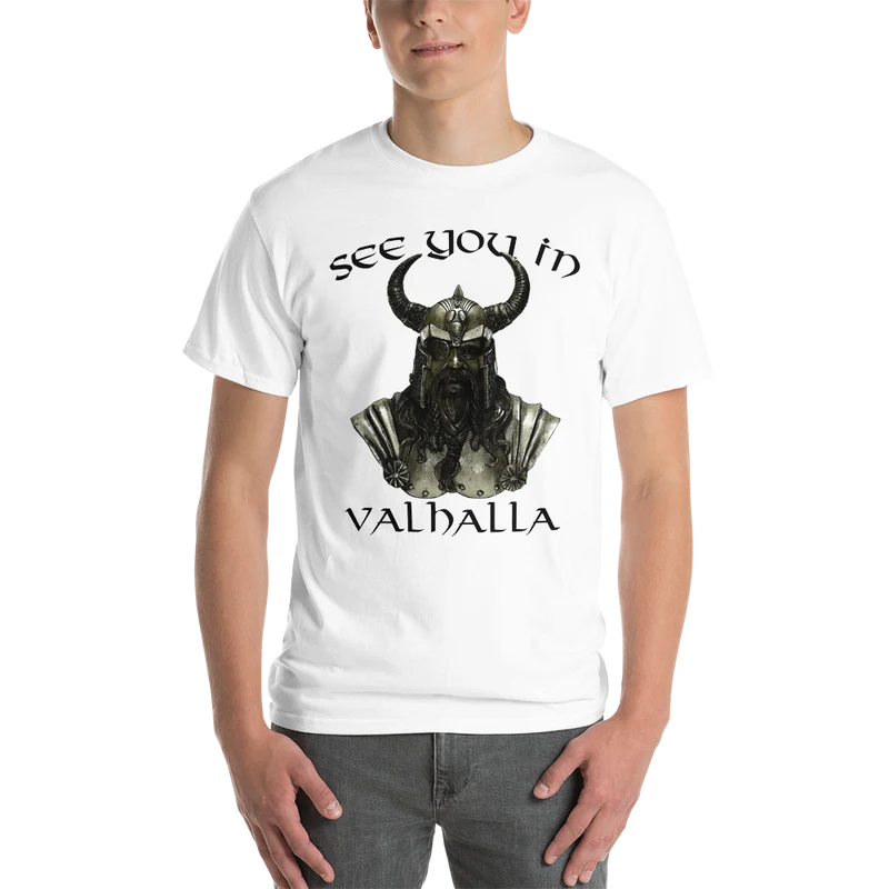 Kurzärmeliges T-Shirt See you in Valhalla