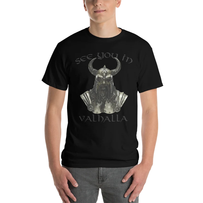 Kurzärmeliges T-Shirt See you in Valhalla