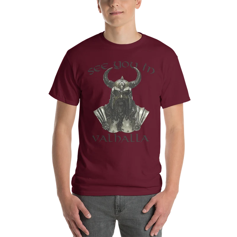Kurzärmeliges T-Shirt See you in Valhalla