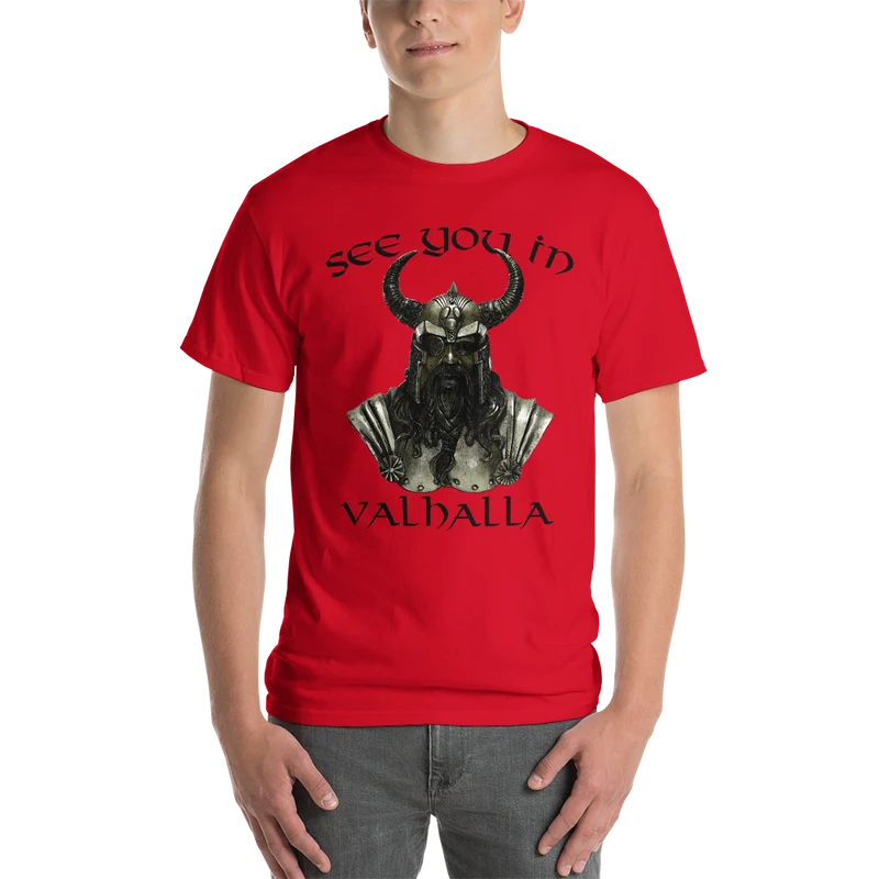 Kurzärmeliges T-Shirt See you in Valhalla