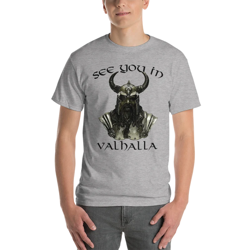 Kurzärmeliges T-Shirt See you in Valhalla